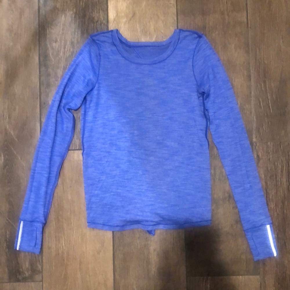 Lululemon longsleeve open back top